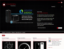 Tablet Screenshot of gimborntrading.com